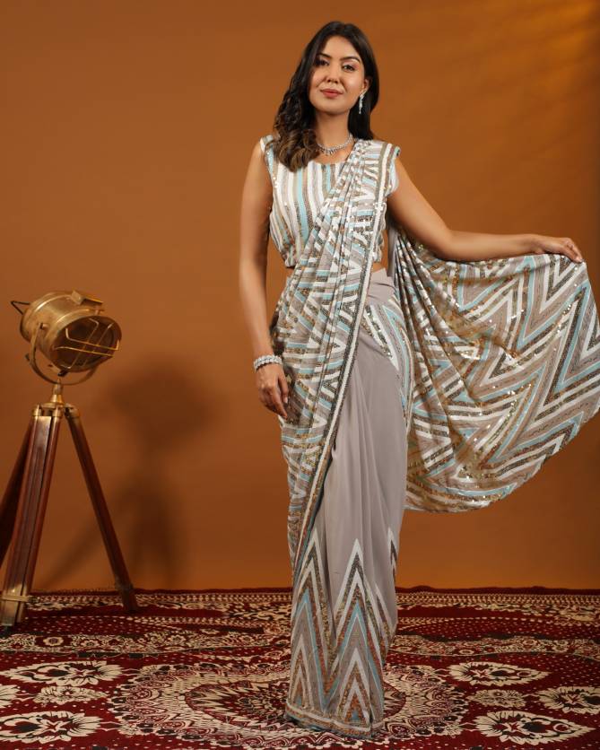 Amoha Trendz 255 Ready To Wear Designer Sarees Catalog
